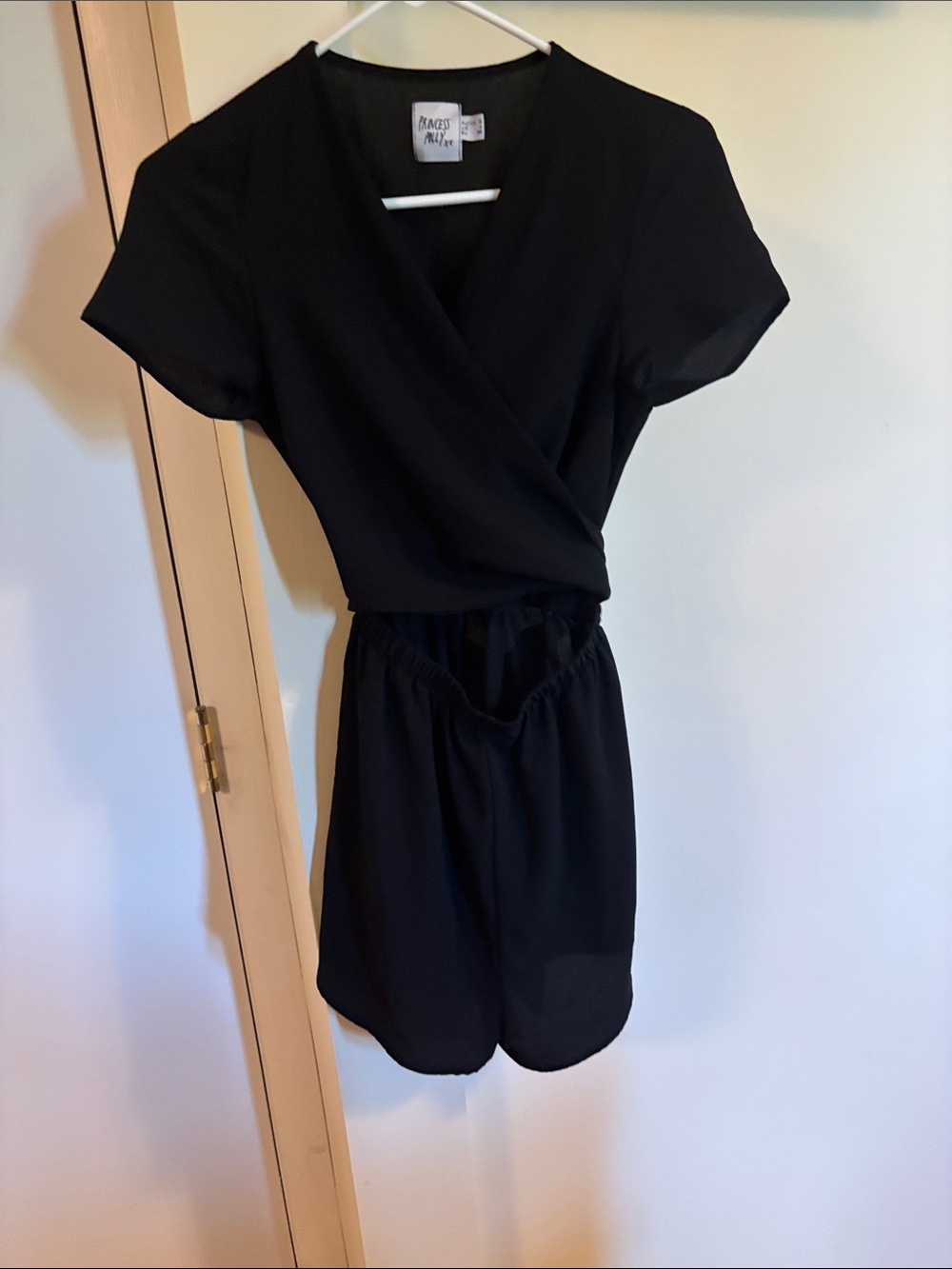 Princess Polly Black Romper with shorts